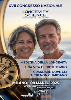 Congresso longevity 8 marzo Milano 2025